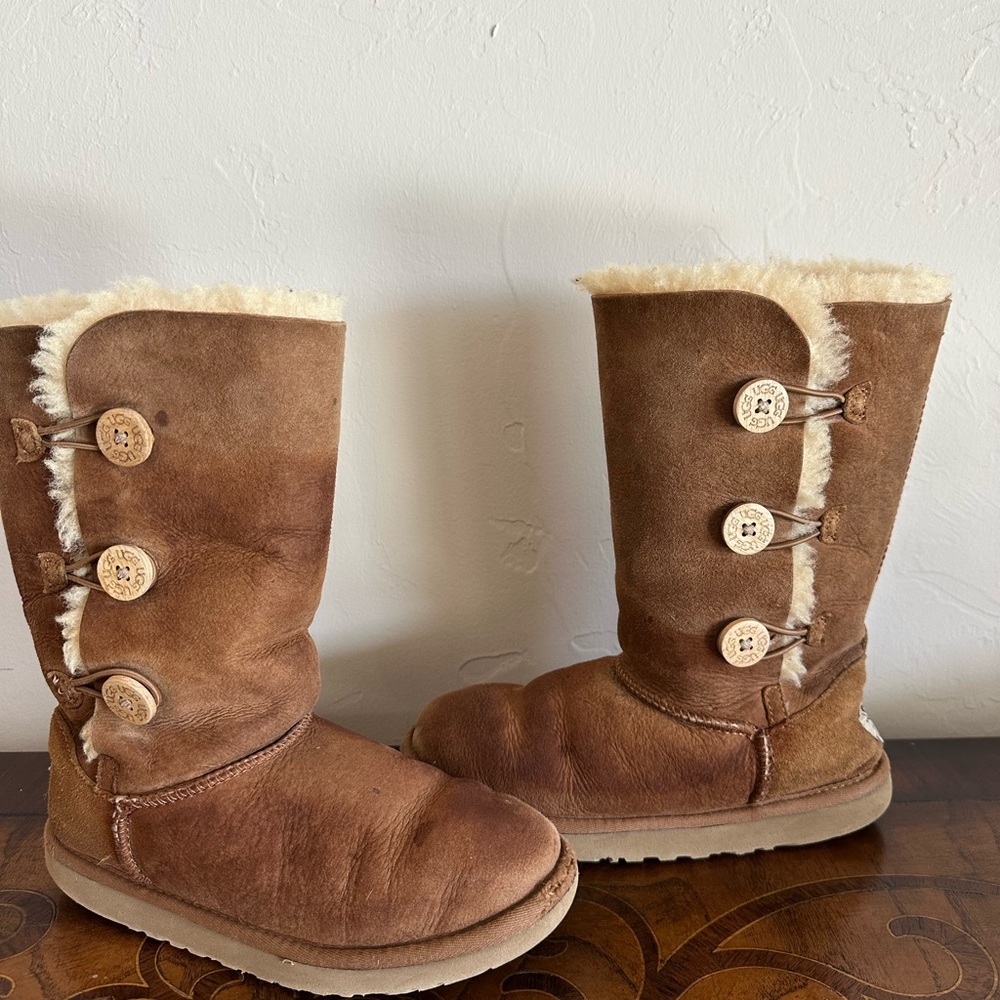 UGG Cream Shearling Boots